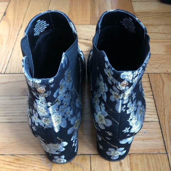 Anne Klein Gorgia Chelsea Bootie black & silver - Picture 4 of 6